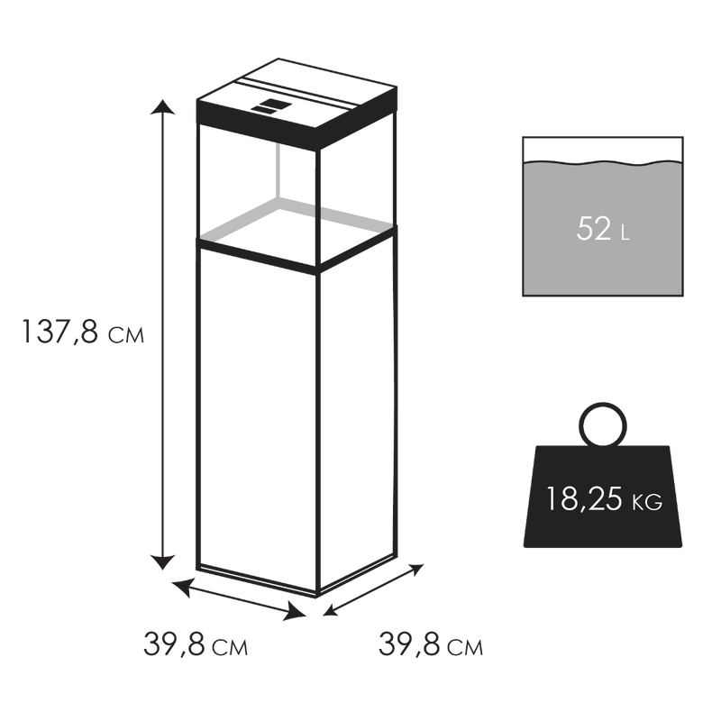 Ciano Emotions Pro 40 Aquarium & Cabinet