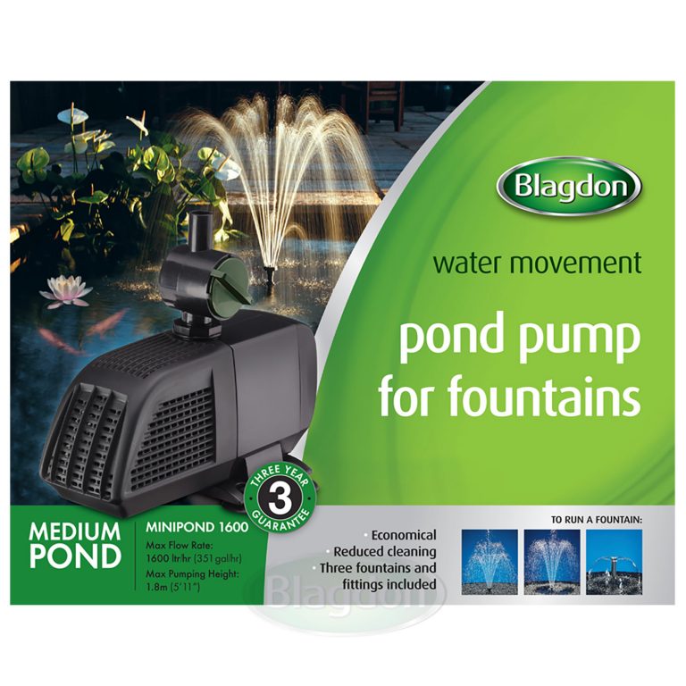 Blagdon MiniPond 1600 Fountain Pump