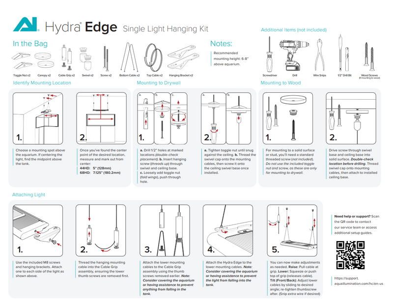 AI Hydra Edge Wire Hanging Kit
