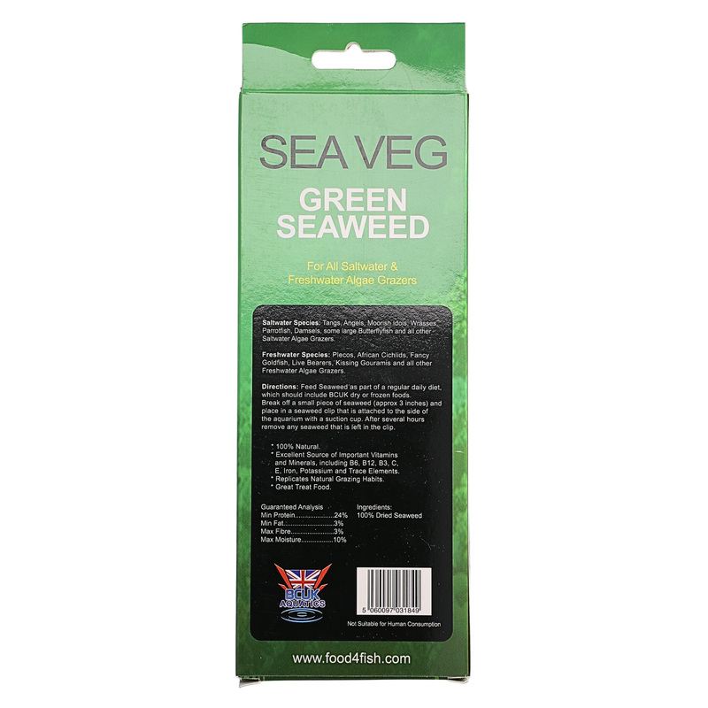 BCUK Sea Veg Green Seaweed 21g