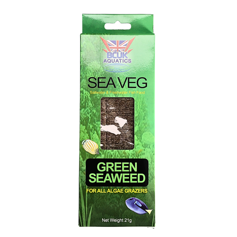 BCUK Sea Veg Green Seaweed 21g