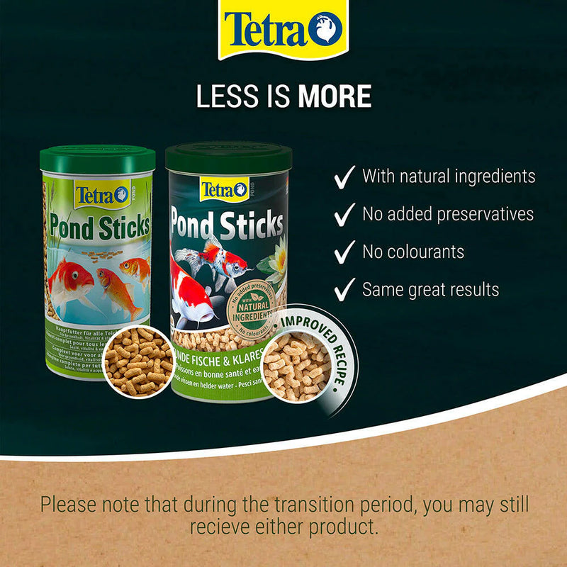 Tetra Pond Sticks 40L + 10L Free (Total 50L)