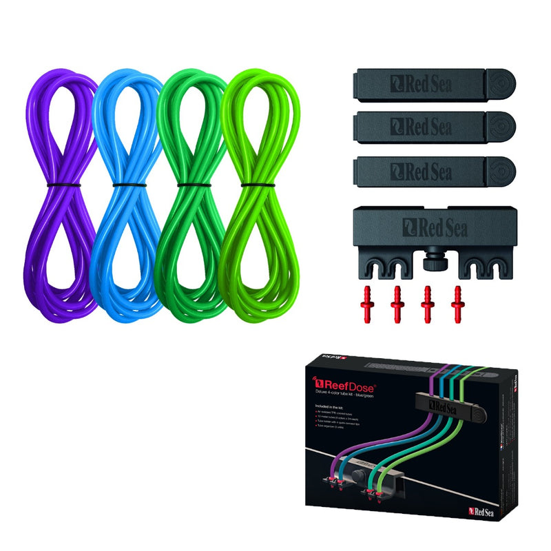 Red Sea ReefDose 4 Colour Blue / Green Tube Kit