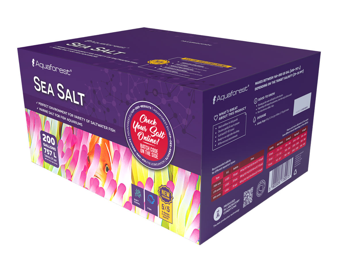 Aquaforest Sea Salt 25kg Box — Finest Aquatics