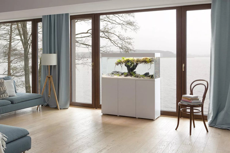 Aquael Optiset 240 Aquarium & Cabinet - White