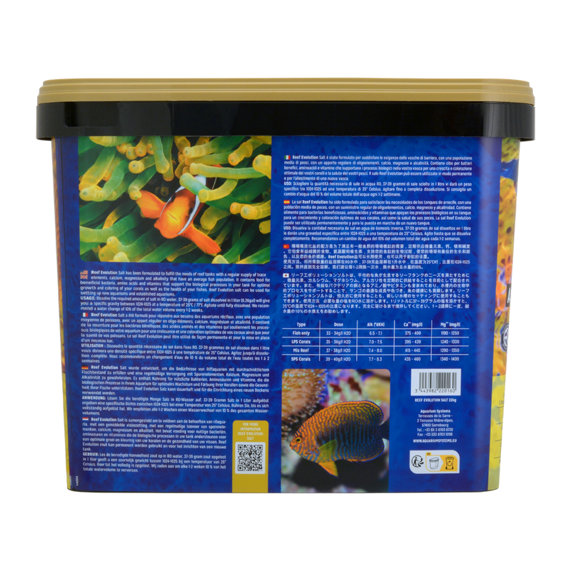 ASF Reef Evolution Salt 22Kg Bucket