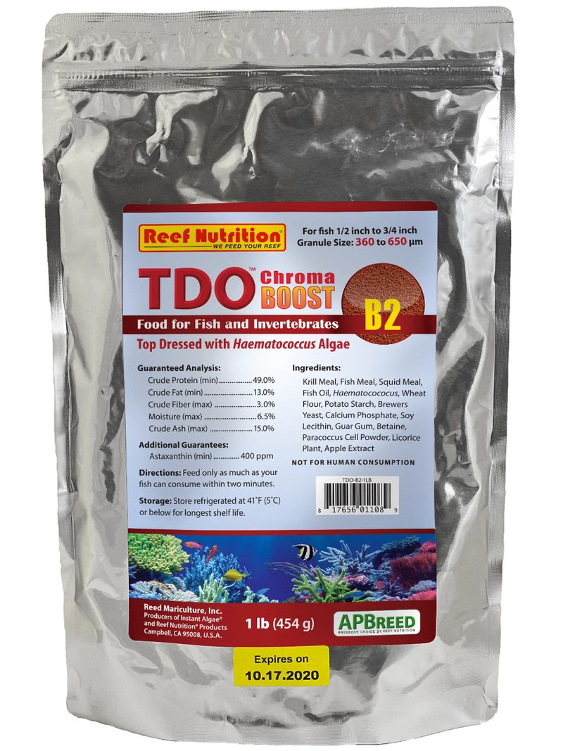 Reef Nutrition TDO Chroma Boost B2 (360-580 Micron) 1Ib
