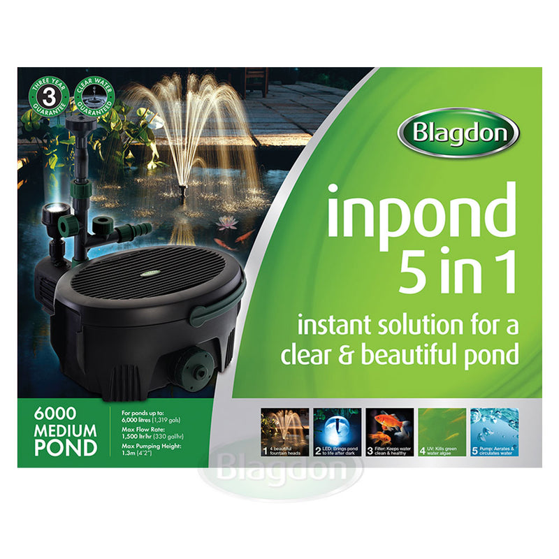 Blagdon Inpond 5 in 1 6000 Pond Filter