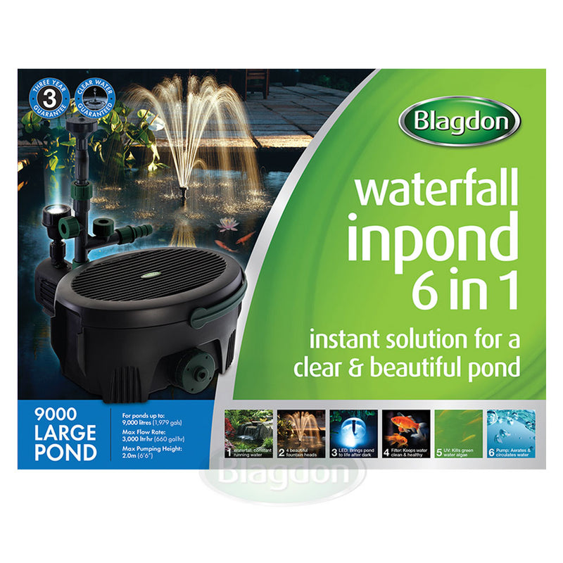Blagdon Inpond 6 in 1 9000 Pond Filter