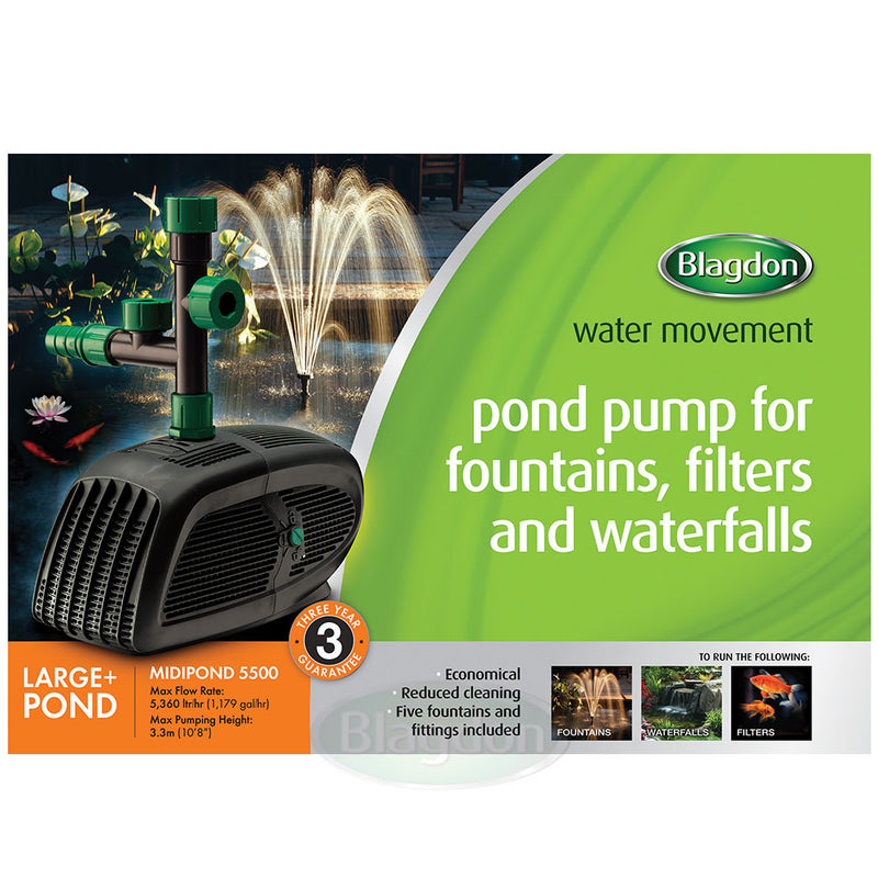 Blagdon Midi Pond Pump 5500