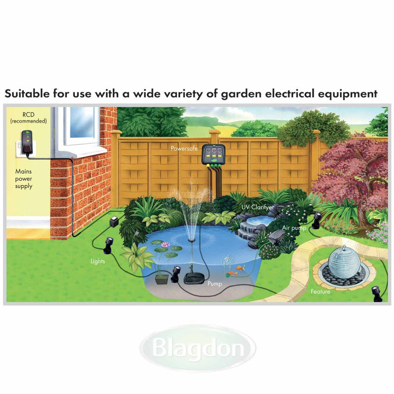 Blagdon Powersafe PS3 Switchbox Three Way Outlet