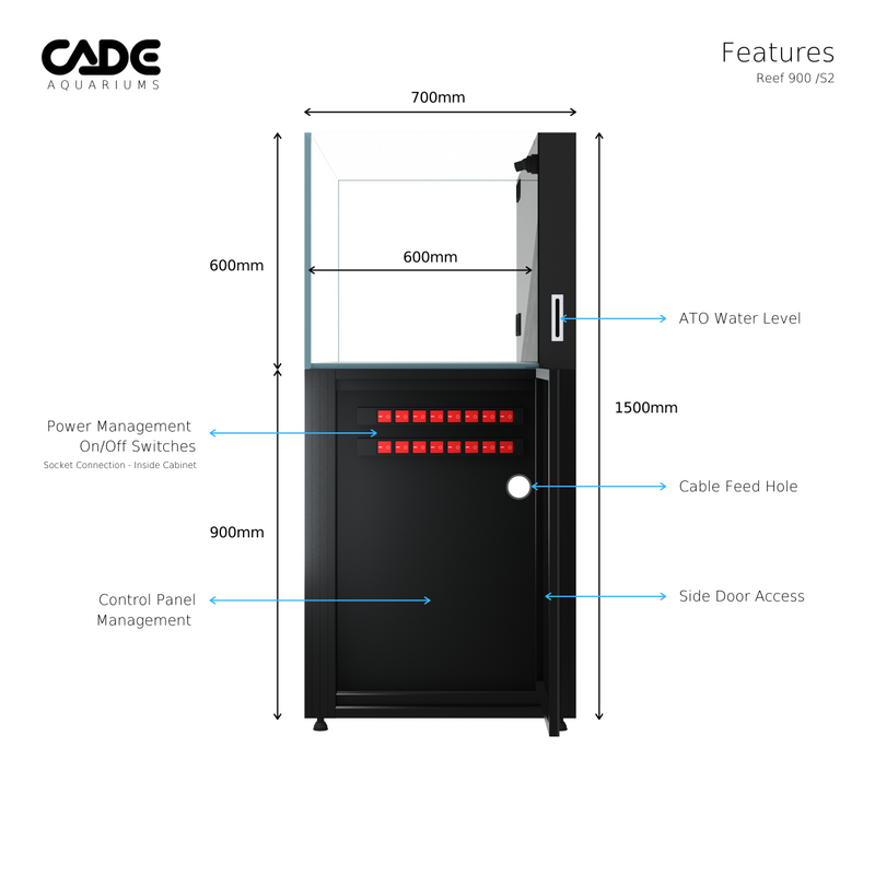 Cade Aquariums Reef S2 900