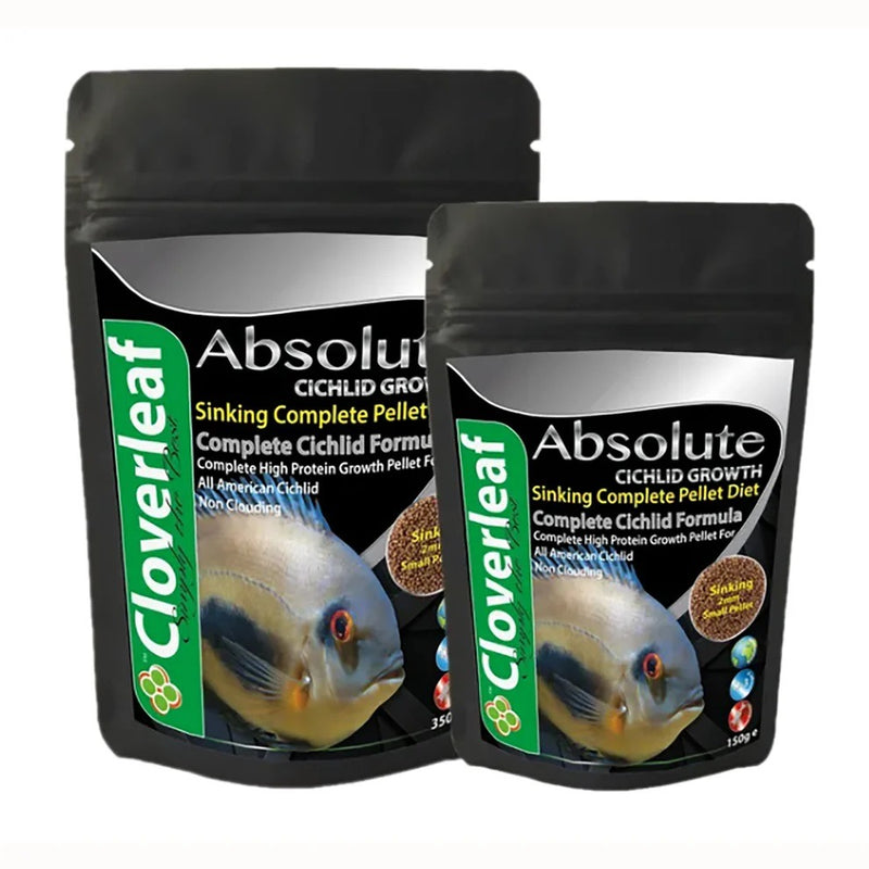 Cloverleaf 350g Cichlid Growth Diet 2mm Sinking Pellet