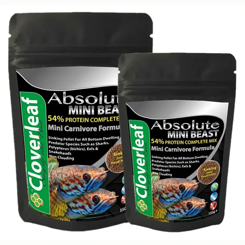 Cloverleaf 150g Mini Beast 2mm Sinking Pellet