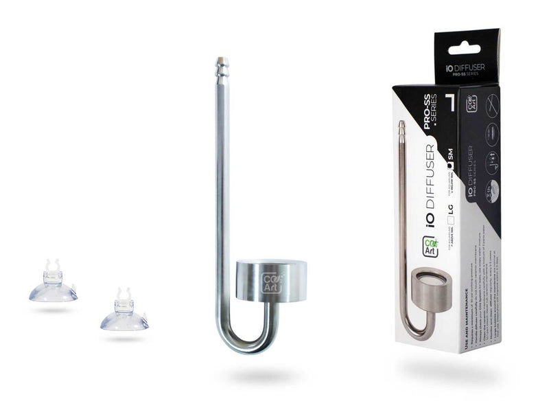 CO2Art IO In-Tank Diffuser - Small (Aquariums Under 150L) Stainless Steel