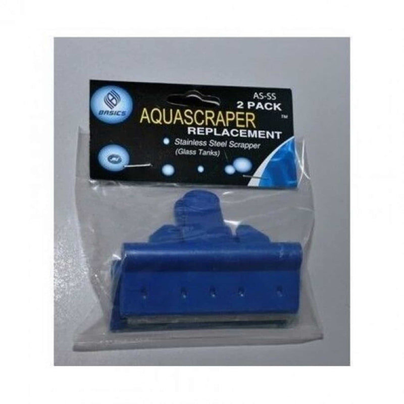 D-D Aqua Scraper Replacement Stainless Blades (2 Pack)