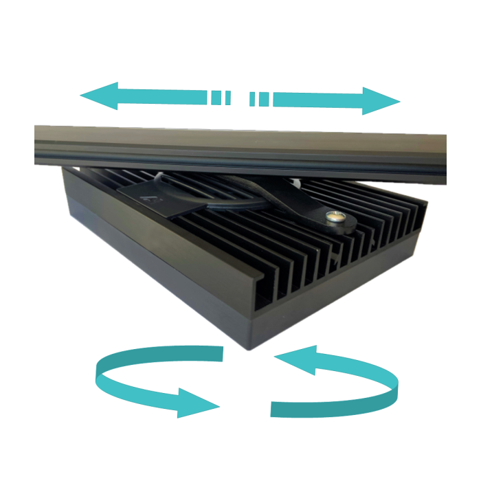 D-D Short Swivel Arm for OTM Rail (Pair)