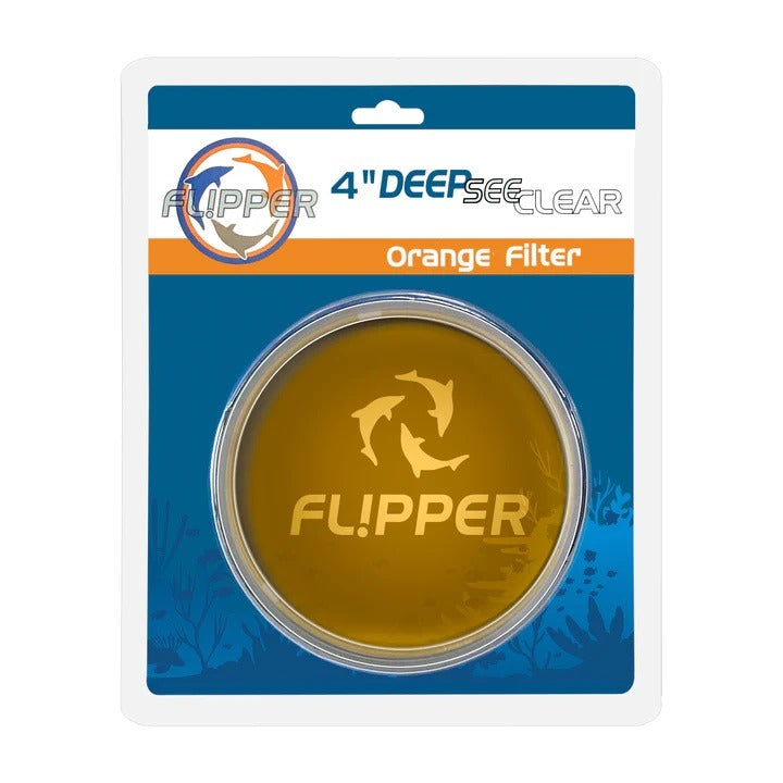 Flipper DeepSee Orange Lens Filter 4 Inch