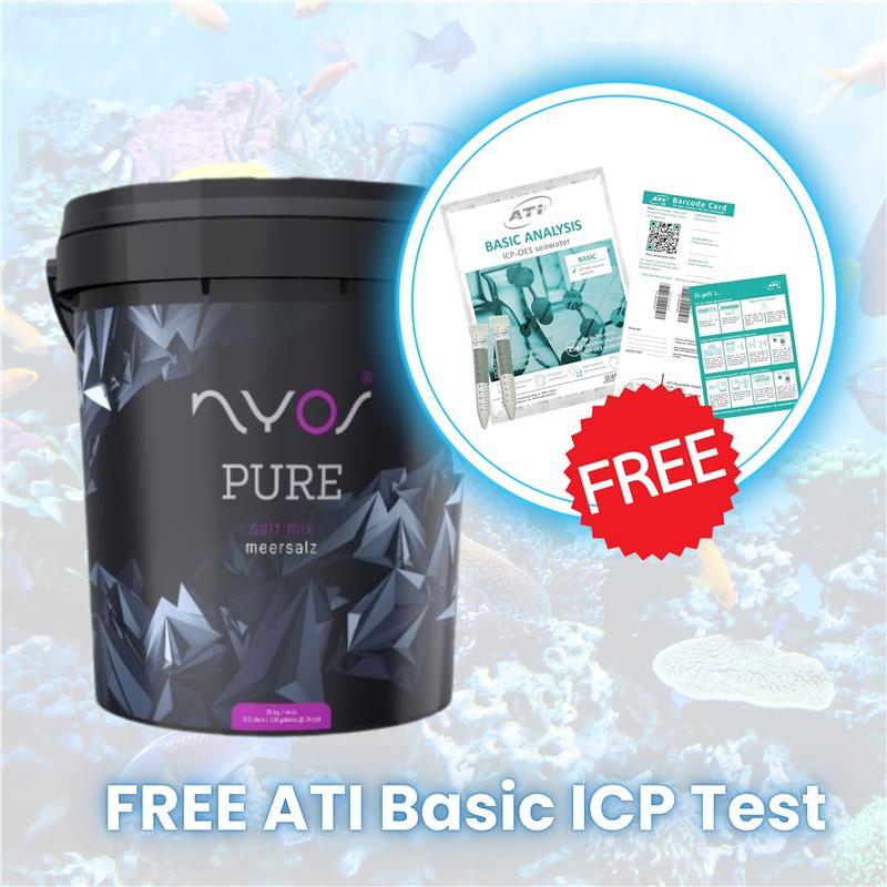 Nyos Pure Salt 20kg with FREE ATI Basic ICP Test