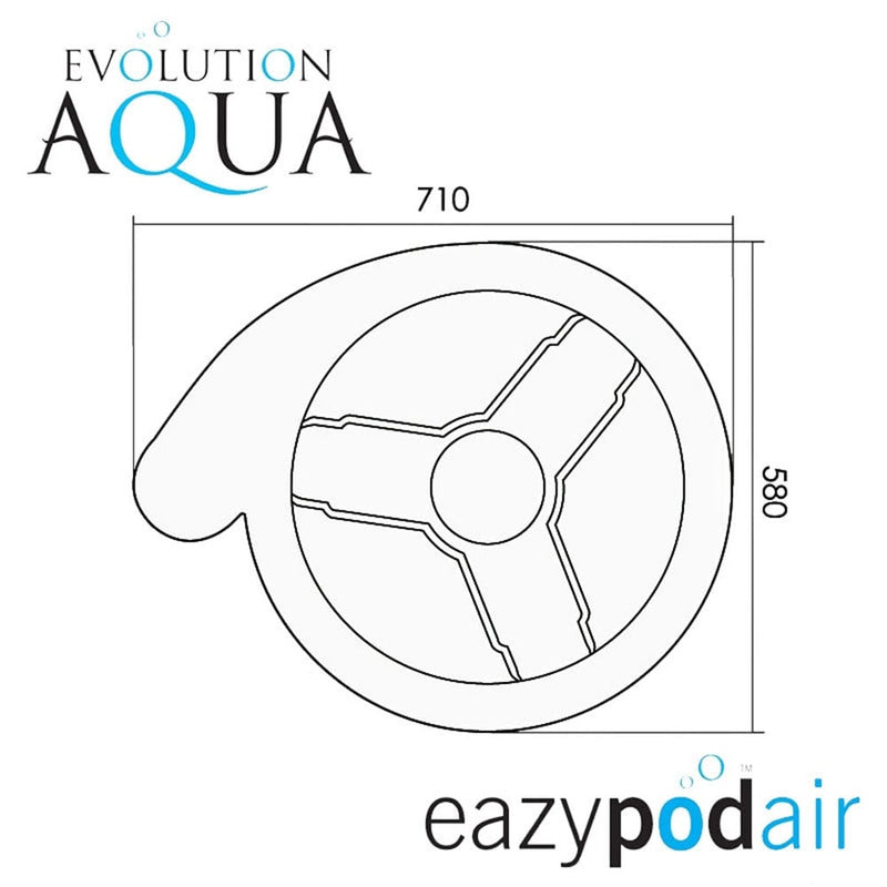 Evolution Aqua Eazy Pod Air Inc 70lpm Complete Airpump Kit (Grey / Green)