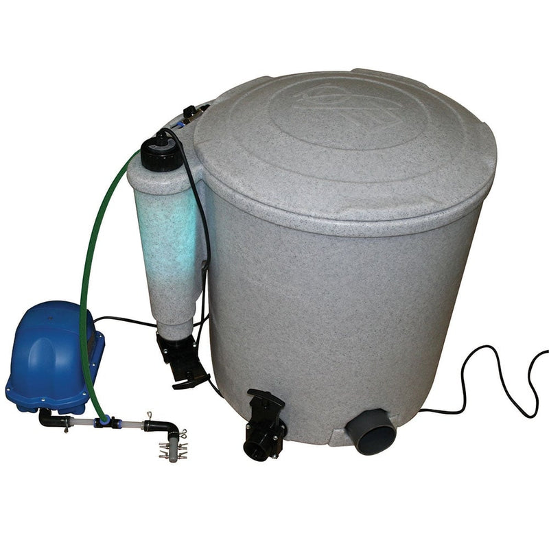 Evolution Aqua Eazy Pod Complete Inc 70lpm Airpump Kit & 18W UV (Grey / Green)