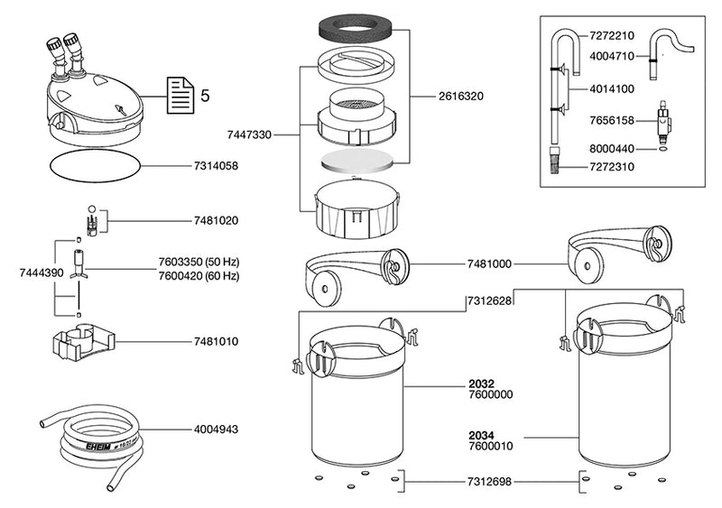 Eheim Ecco Pro 130 External Filter (2032)