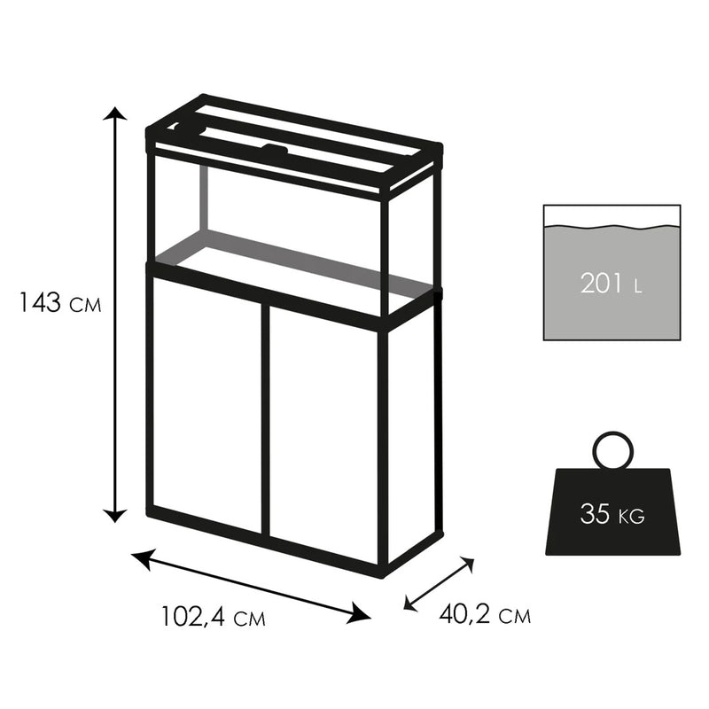 Ciano Emotions Pro 100 Aquarium & Cabinet