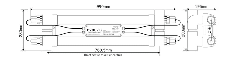 Evolution Aqua evoUV Ti 110w Titanium UV
