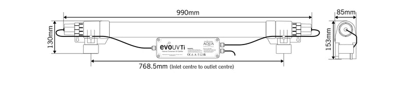 Evolution Aqua evoUV Ti 55w Titanium UV