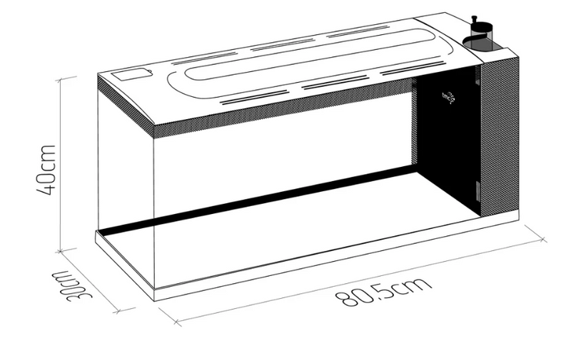 TMC First Wave 78l Aquarium Set + Free Heater