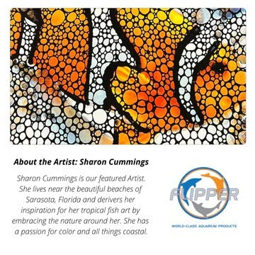 Flipper Floor Mat 75 x 45cm - Clownfish Design