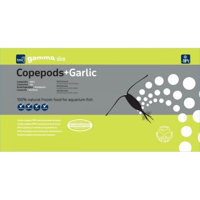 Gamma Slice Copepod + Garlic Flat Pack 250g