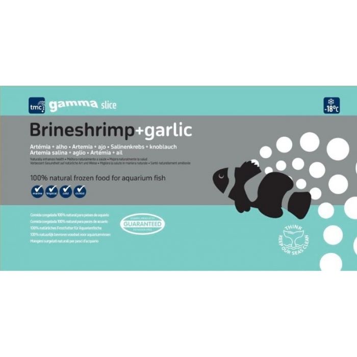 Gamma Slice Garlic Brineshrimp Flat Pack 250g