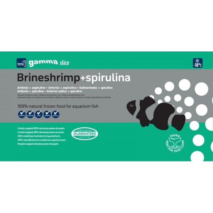 Gamma Slice Spirulina Brineshrimp Flat Pack 250g