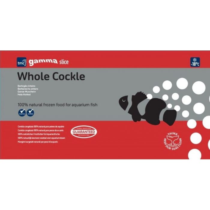 Gamma Slice Whole Cockle Flat Pack 250g