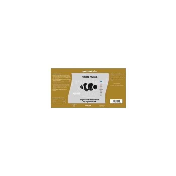 Gamma Slice Whole Mussel Flat Pack 250g