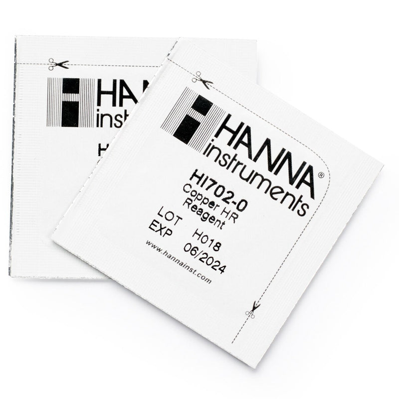Hanna Copper High Range Checker Reagents 25 Tests (HI-702-25)
