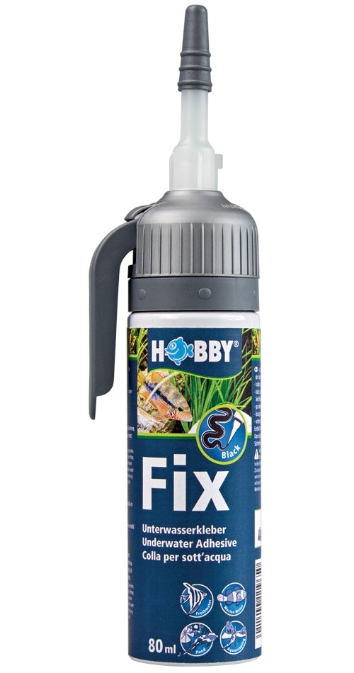 Hobby Fix Underwater Adhesive - Black 80ml — Finest Aquatics