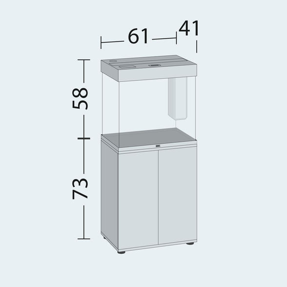 Juwel Lido 120 LED Aquarium & Cabinet – Grey