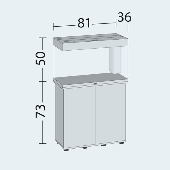 Juwel Rio 125 LED Aquarium & Cabinet - Grey