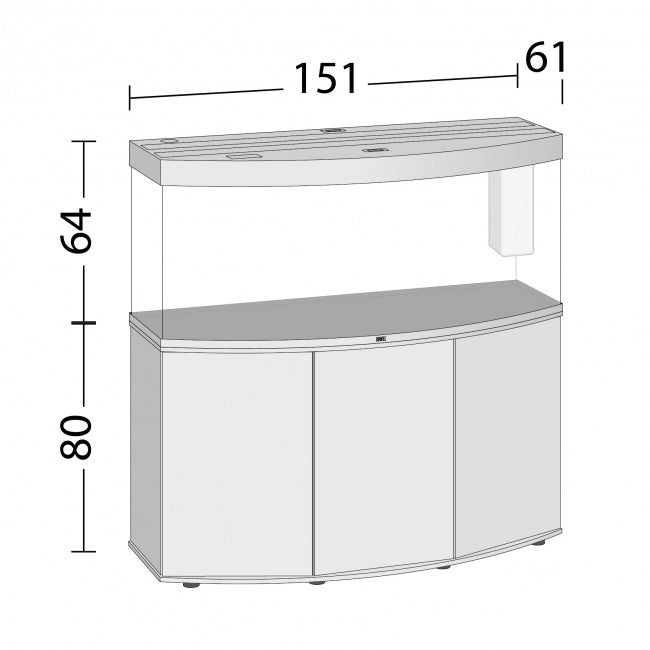 Juwel Vision 450 LED Aquarium & Cabinet – White