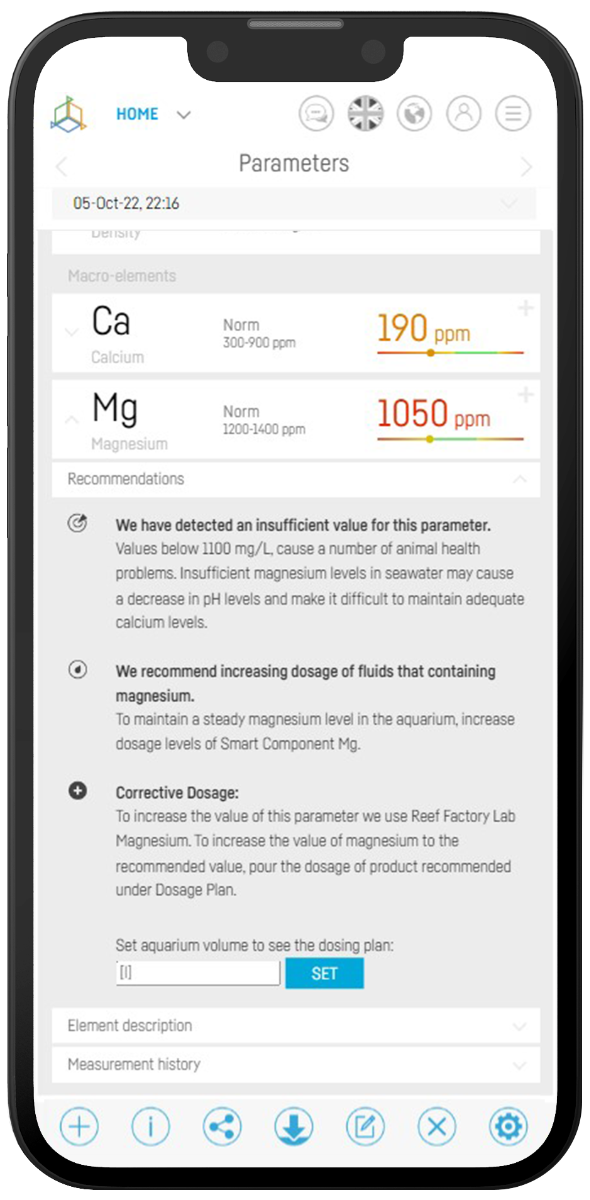 Reef Factory Smart Test Kit Magnesium