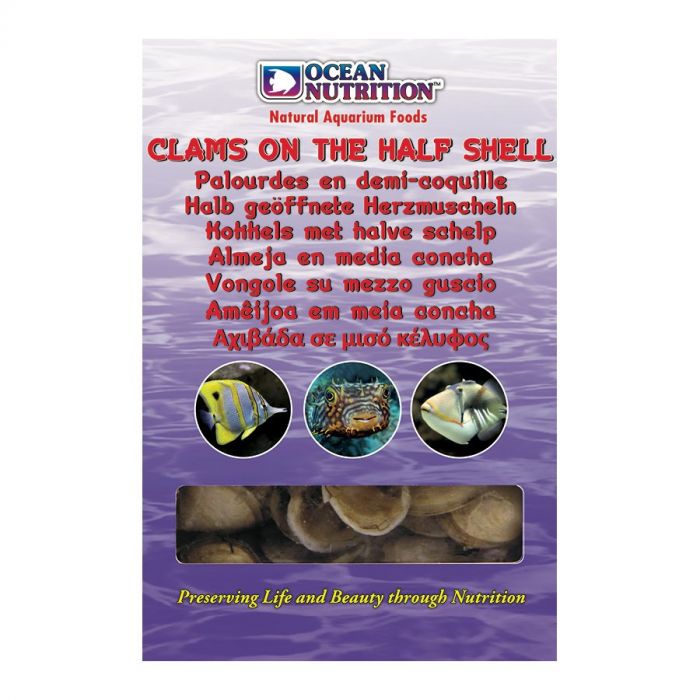 Ocean Nutrition Frozen Clams on the Half Shell