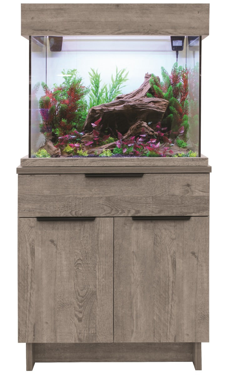 Aqua One OakStyle 110 Complete Aquarium & Cabinet - Various Colours