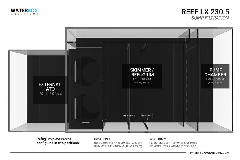 Waterbox REEF LX 230.5 Reef-Ready Aquarium System