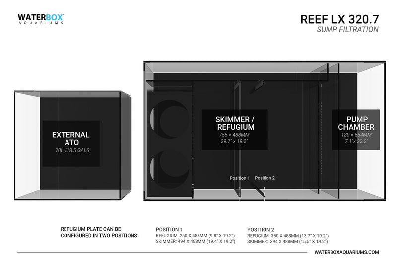 Waterbox REEF LX 320.7 Reef-Ready Aquarium System