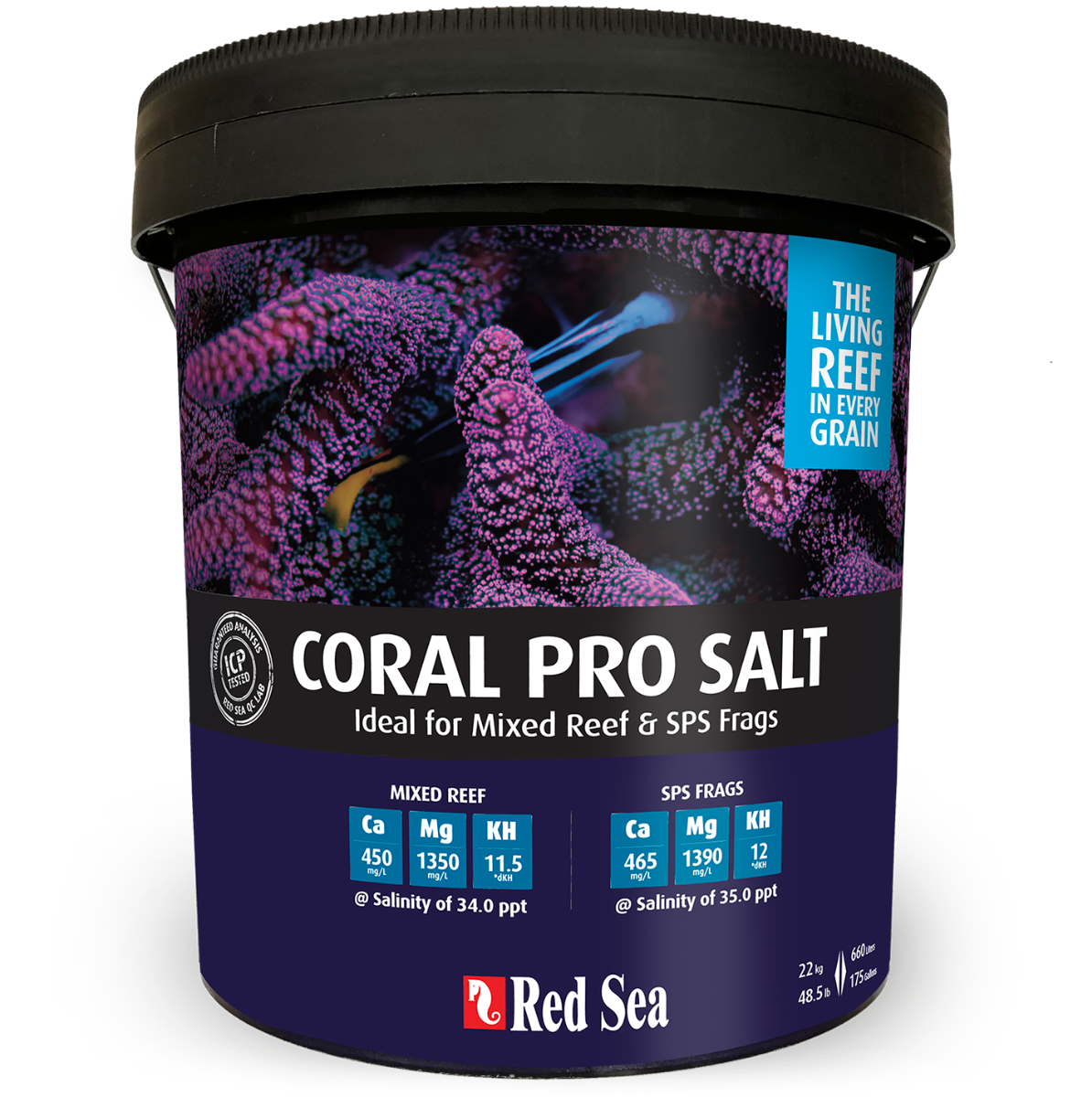 Red Sea Coral Pro Salt 22kg Bucket — Finest Aquatics