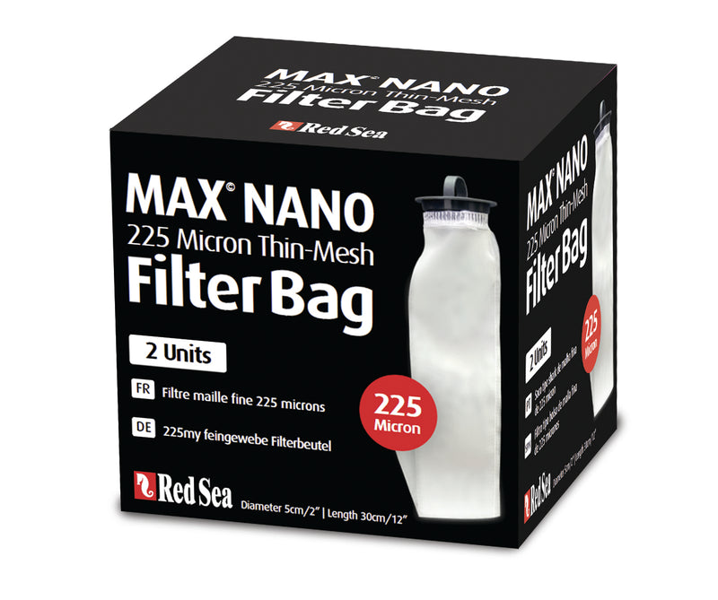 Red Sea Max Nano 225 Micron Thin-Mesh Filter Bags
