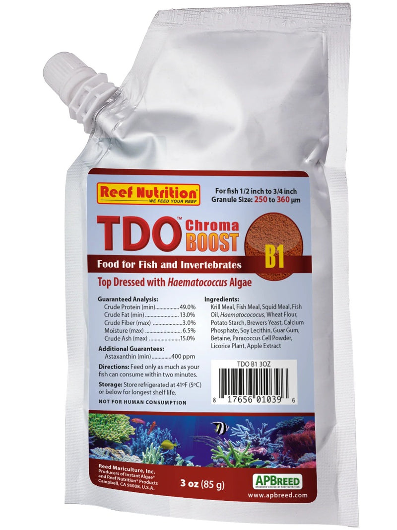 Reef Nutrition TDO Chroma Boost B1 (250-360 Micron) 3oz