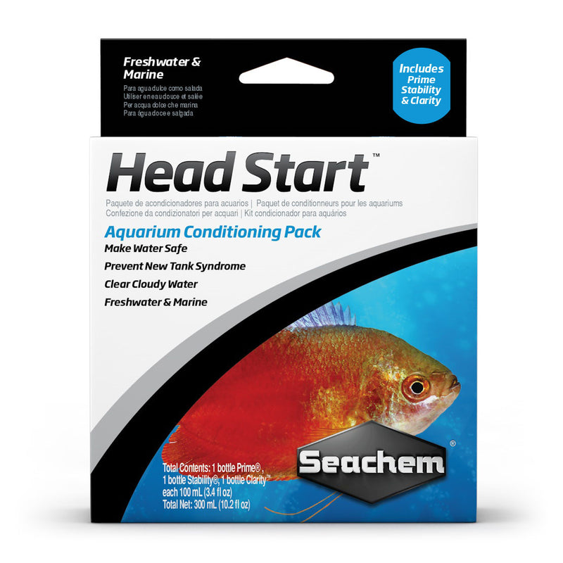 Seachem Headstart Water Conditioner Pack